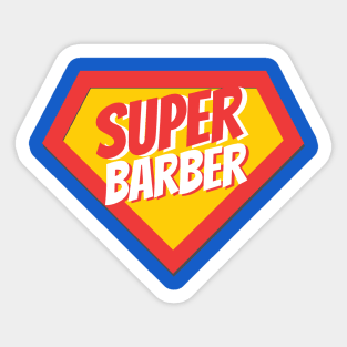 Barber Gifts | Super Barber Sticker